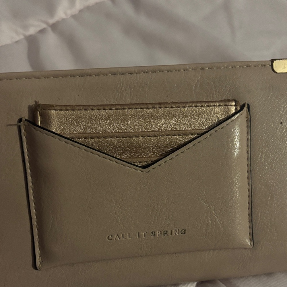 Call It Spring Beige Wallet - Picture 2 of 5